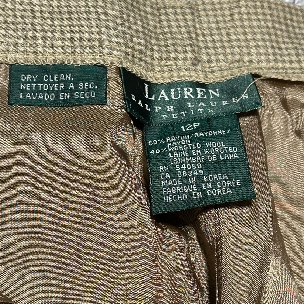 Lauren Ralph Lauren Tan and Gray Trousers - Picture 5 of 16